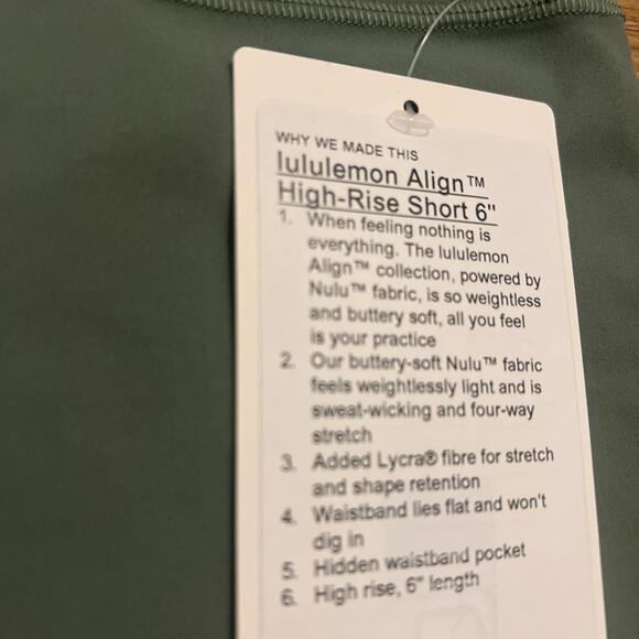 Lululemon Align Hr Short 6 - Picture 3 of 4